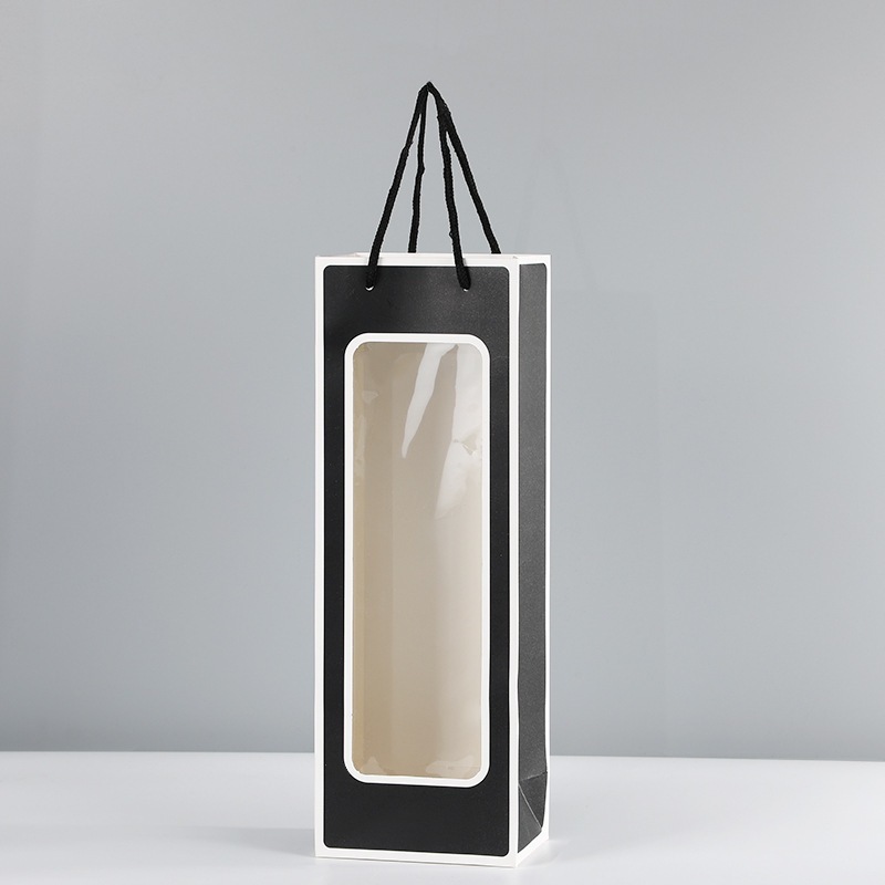 

Paper bag | Tas Handle Kertas Model Tinggi | Goodie Bag untuk Botol | Tas Hampers | Tas Souvenir