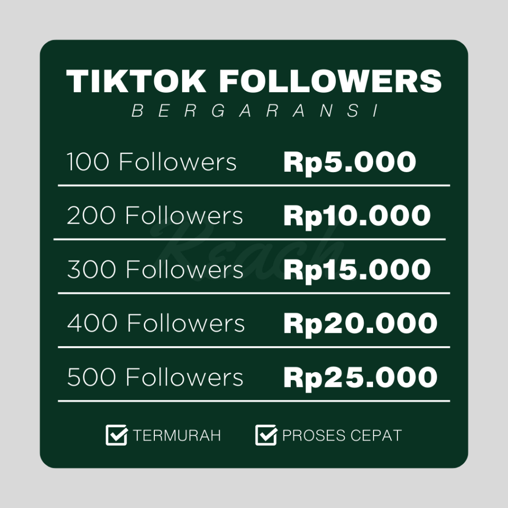 Folower Tiktok Followers Tiktok Pengikut Tiktok Penambah Follower Tiktok Bergaransi High Quality Fas