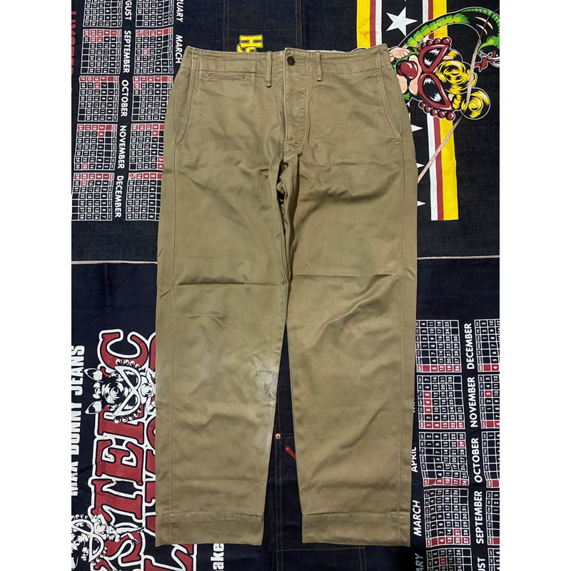 RRL by Ralph Lauren Officer Field Sanforized Selvedge Chino Pants
