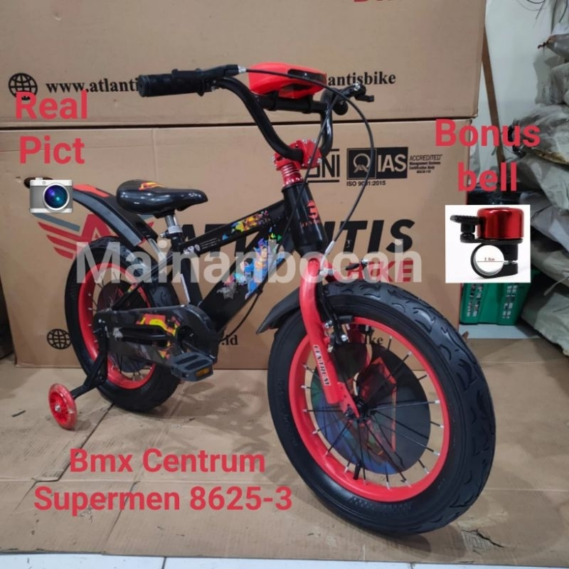 TERMURAH Sepeda Anak BMX 16 Centrum Supermen 8625-3 Ban 3.0