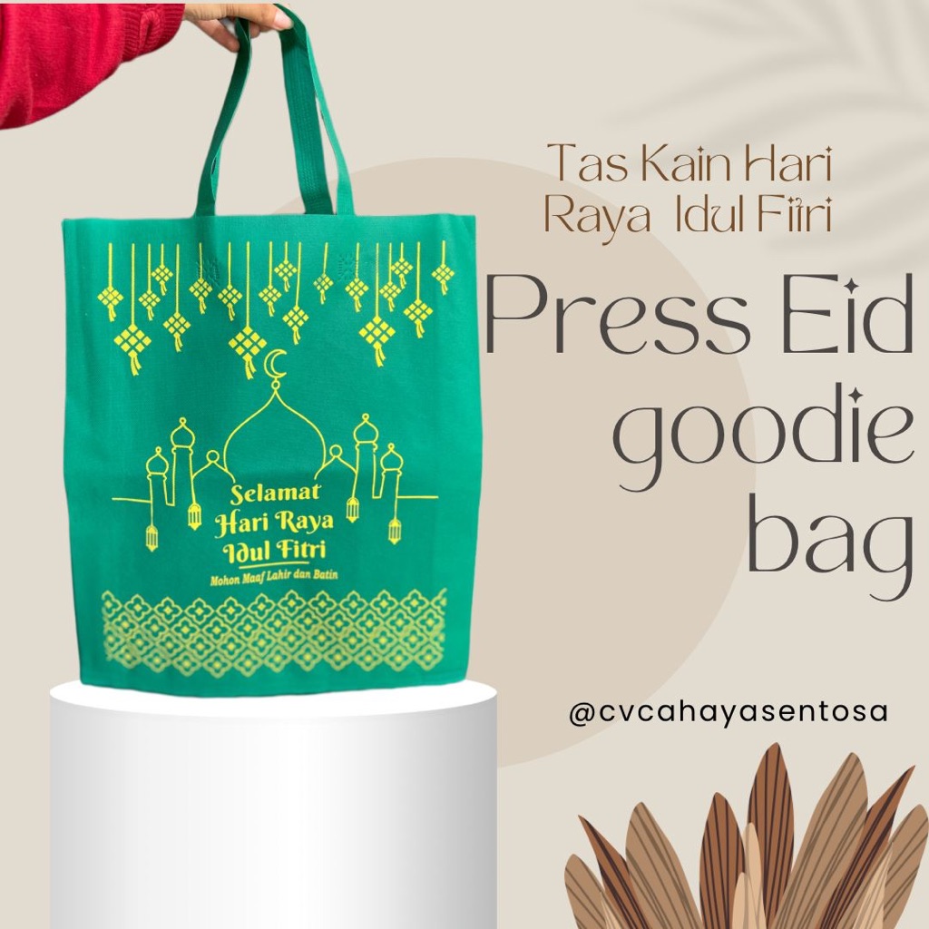 

PROMO 1 LUSIN ! Tas Hampers Lebaran JUMBO Goodie Bag Idul Fitri (HLS) 38 x 45 x 08