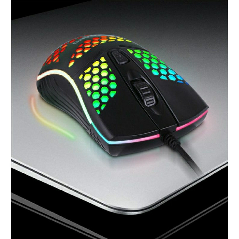 mouse universal cave Honeycomb Lightweight Game 4D Luminous mouse cable