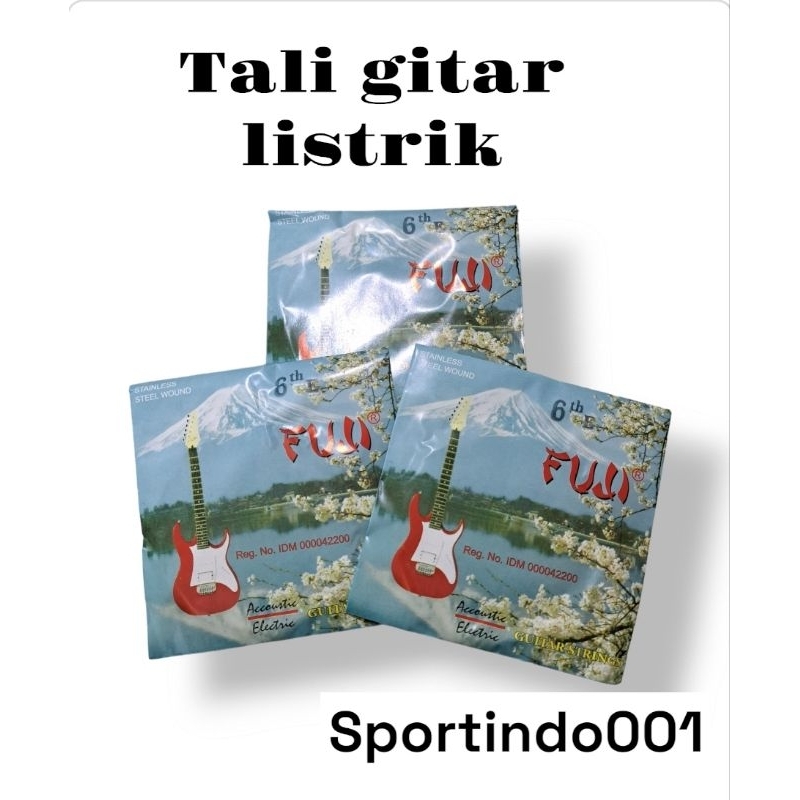 Senar Gitar Listrik Fuji Satuan / Senar Gitar Listrik Fuji No 6 Eceran