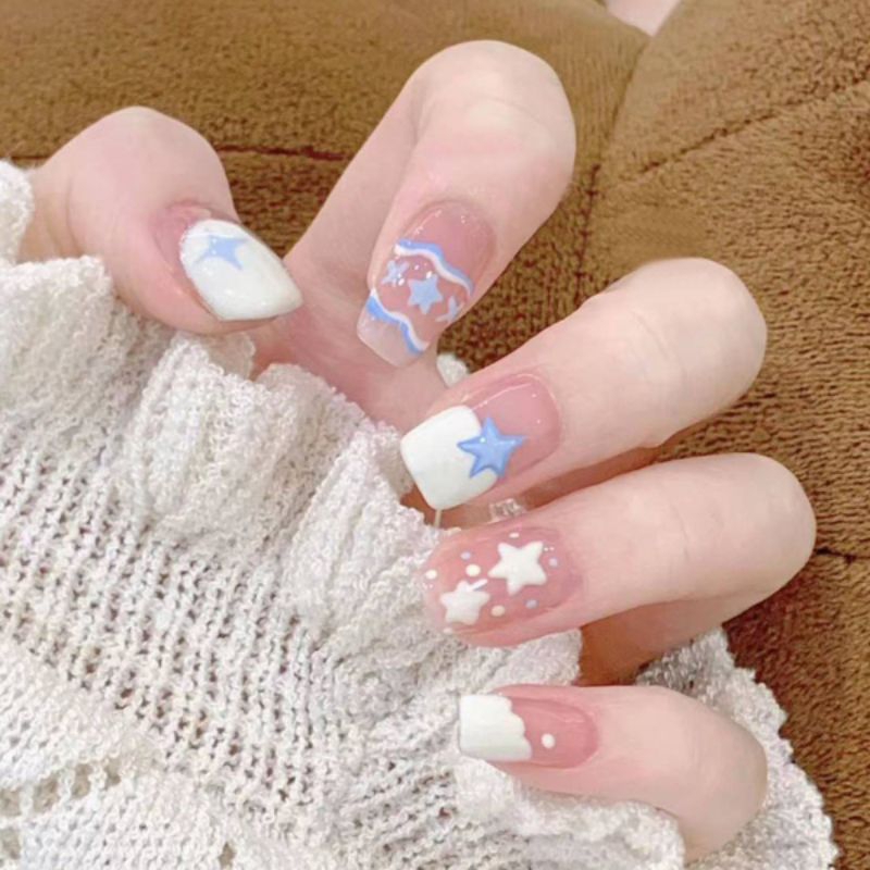 (24pcs) Kuku Palsu Aesthetic/Nail Art/Fake Nail Aesthetic