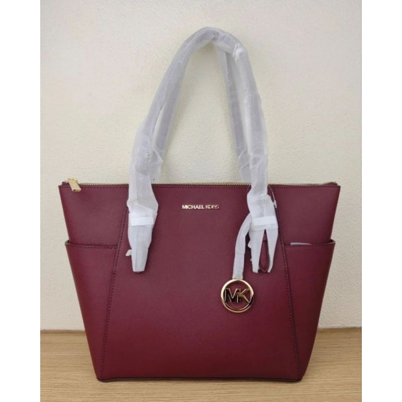 Michael Kors Charlotte Tote Dark Cherry