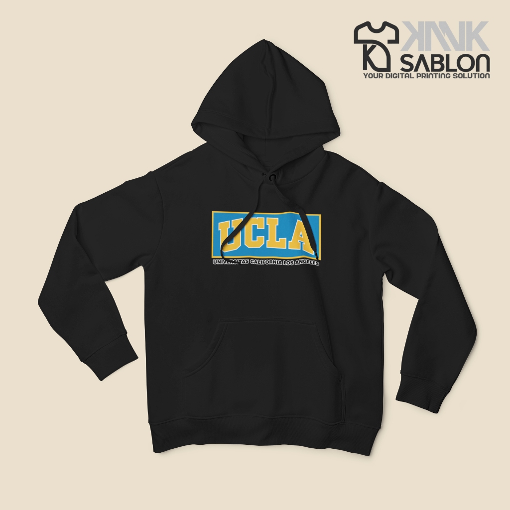 KANKSABLON-Jaket Hoodie Universitas UCLA Custom-Pria wanita