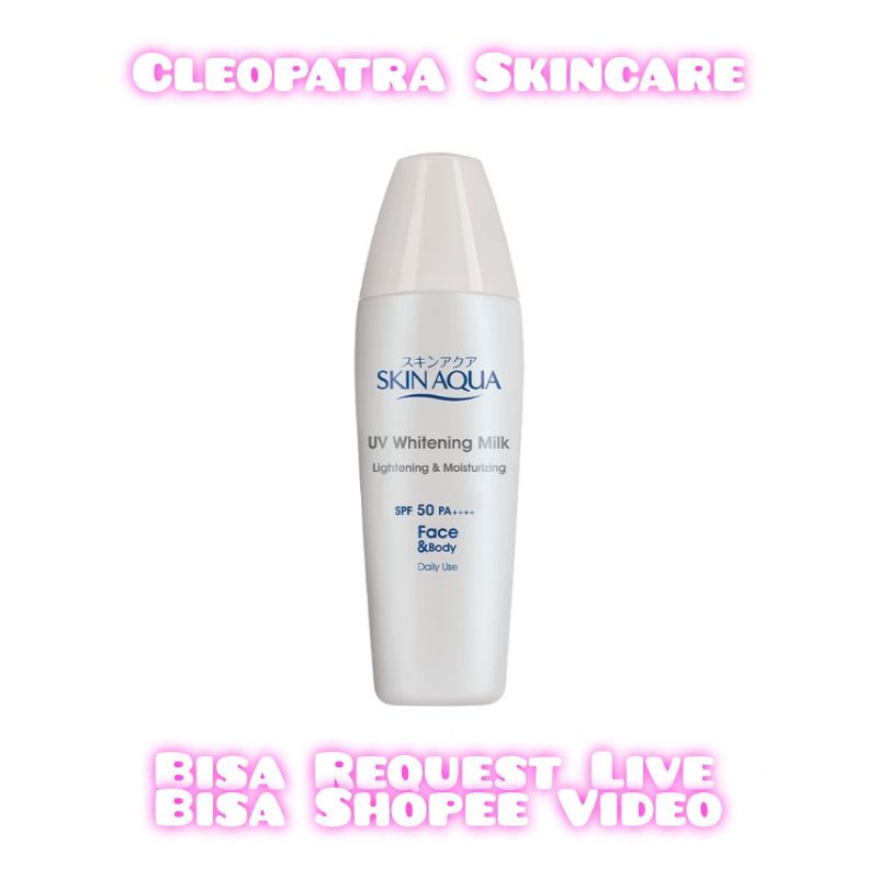 Skin Aqua WHITENING Milk Tutup Putih Spf 50 Pa++++ Sunscreen Sunblock