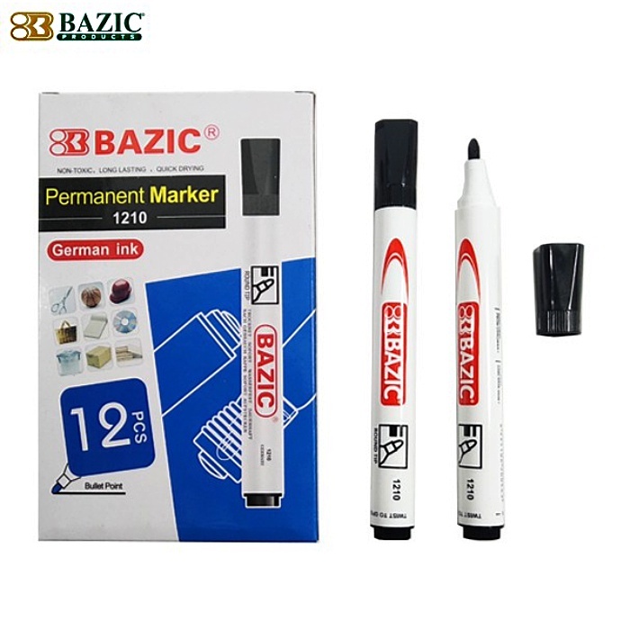 Bazic Whiteboard Marker German Ink - Spidol Whiteboard Hitam