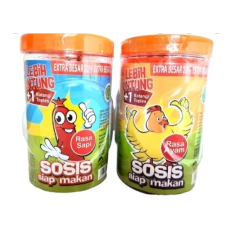 

SOSIS SO NICE SIAP MAKAN TOPLES SAPI AYAM ISI 24 PCS