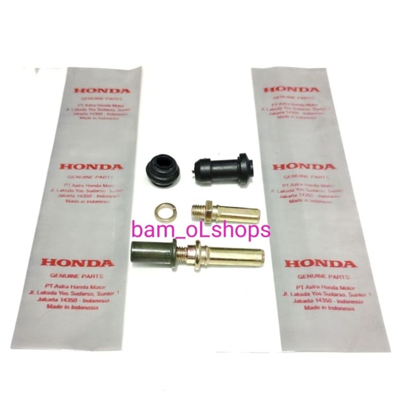 karet boot+baut dudukan kaliper depan Honda Megapro new,Megapro Primus,Tiger,CBR 150 R old/LED,Cb 15