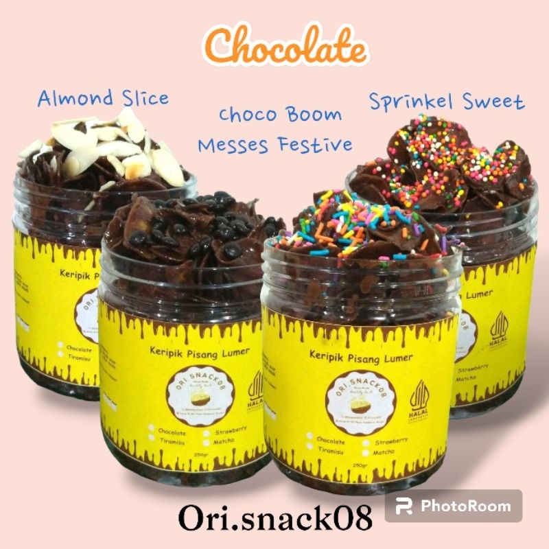 

Keripik Pisang Lumer 600ml| Chocolate
