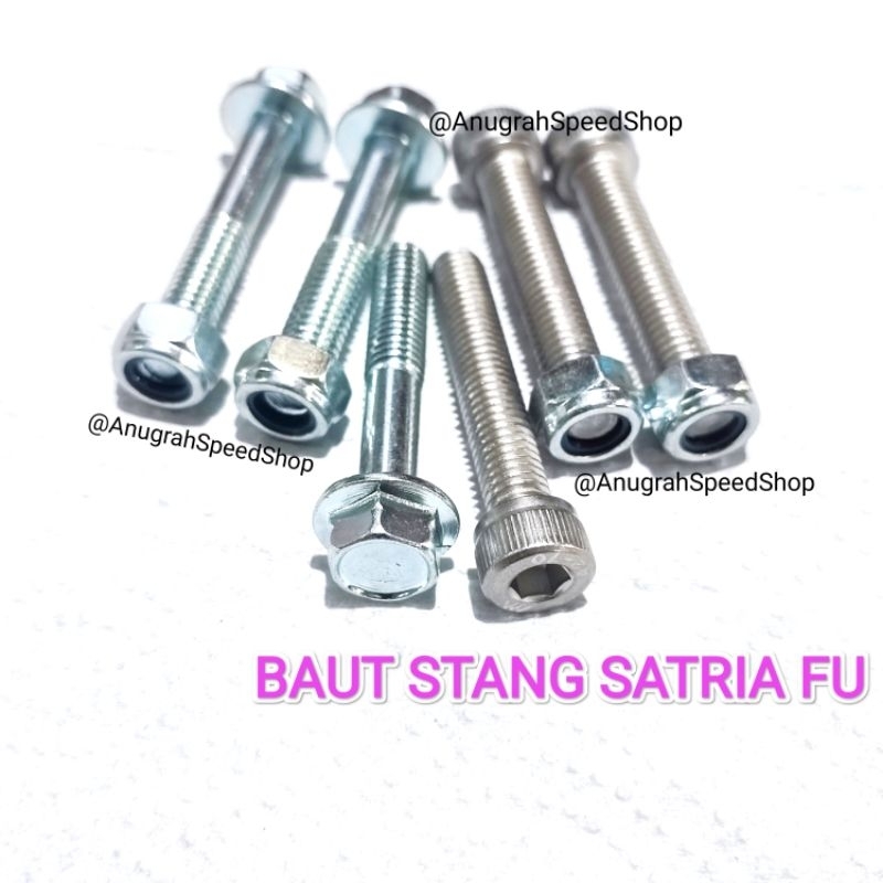 BAUT STANG SUZUKI SATRIA FU KARBU SATRIA FU INJEKSI BAUT SEGITIGA STANG STANDAR SATRIA FU RIDER BELA