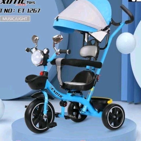 Sepeda Roda Tiga Anak Tricycle EXOTIC ET -1267/et 1267/ET 1267