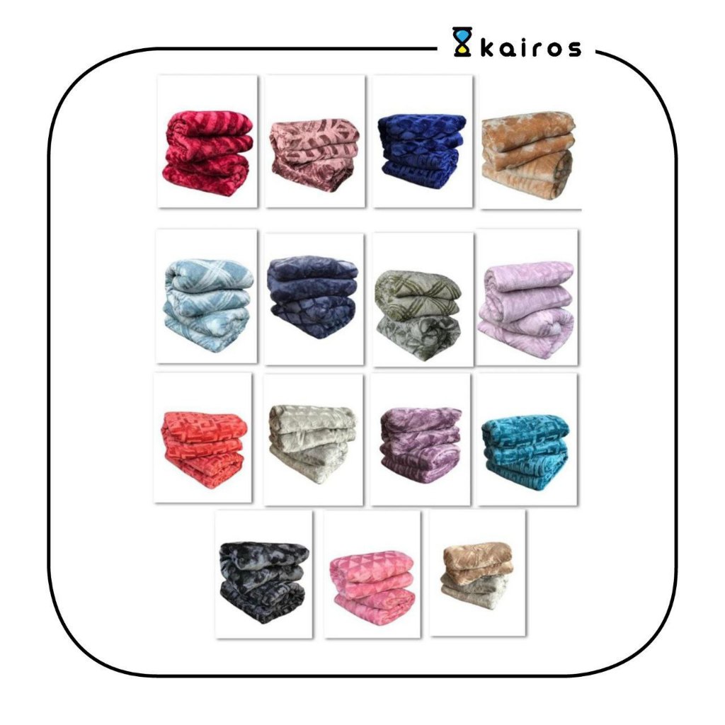 Selimut Bulu SRH / Selimut Polos Emboss