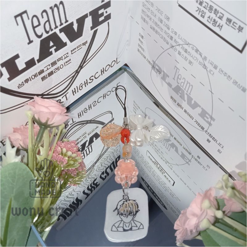 kyo sohma fruits basket shrink unique phone charm