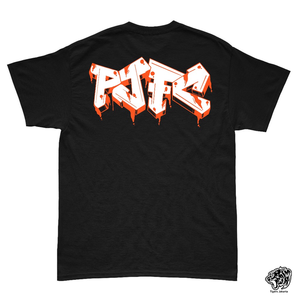 PJFC Graffiti Art x kaos PJFC x Tigers Jakarta x Persija Jakarta x Tshirt Jakarta