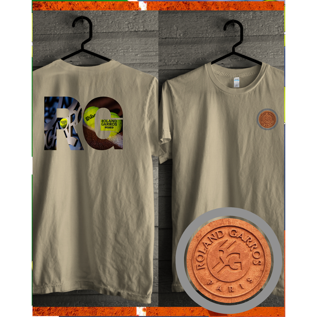 Kaos Tennis Wilson Roland Garros TShirt Tennis Kaos Tenis Wilson TShirt Tenis Baju Pria Distro Baju 