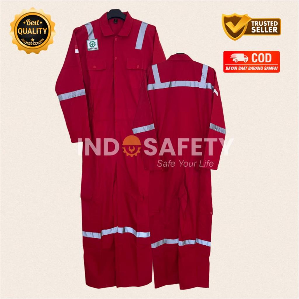 COVERALL Warna Merah