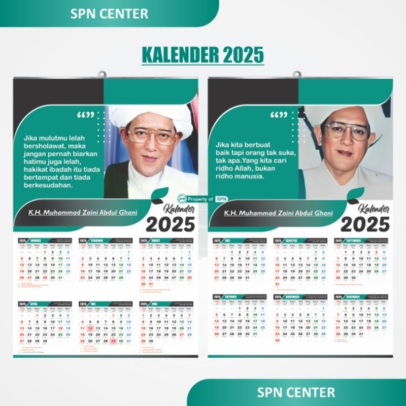 

SPN Center - Kalender 2025 Abah Guru Sekumpul Lengkap Masehi Hijriyah Jawa