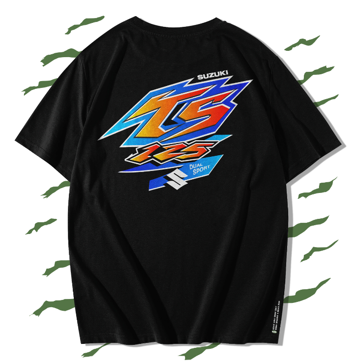 Baju Kaos Suzuki Ts 125 Biru Petir Vol3