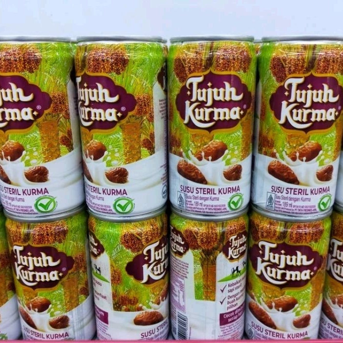 

Tujuh Kurma Susu Steril Kurma 200 ml | Minuman Susu Kurma | 1 Pcs