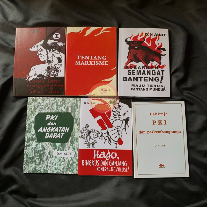 PAKET BUKU LANGKA DN AIDIT - SEJARAH G30S - MUSSO - SEMAOEN - SEJARAH INDONESIA