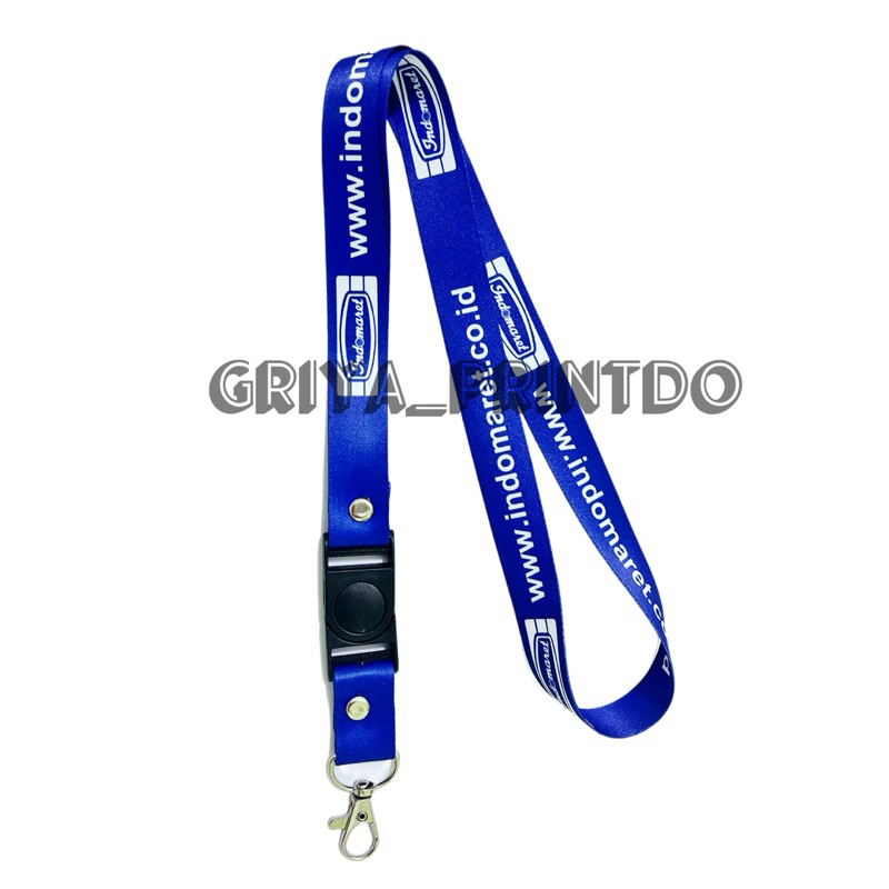 LANYARD TALI ID CARD INDOMARET / LANYARD INDOMARET READY SATUAN / TALI ID CARD INDOMARET SATAIN