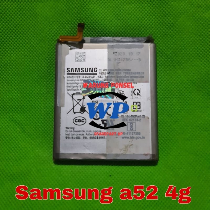 BATU BATRE BATERAI SAMSUNG A52 4G A525 ORI COPOTAN NORMAL