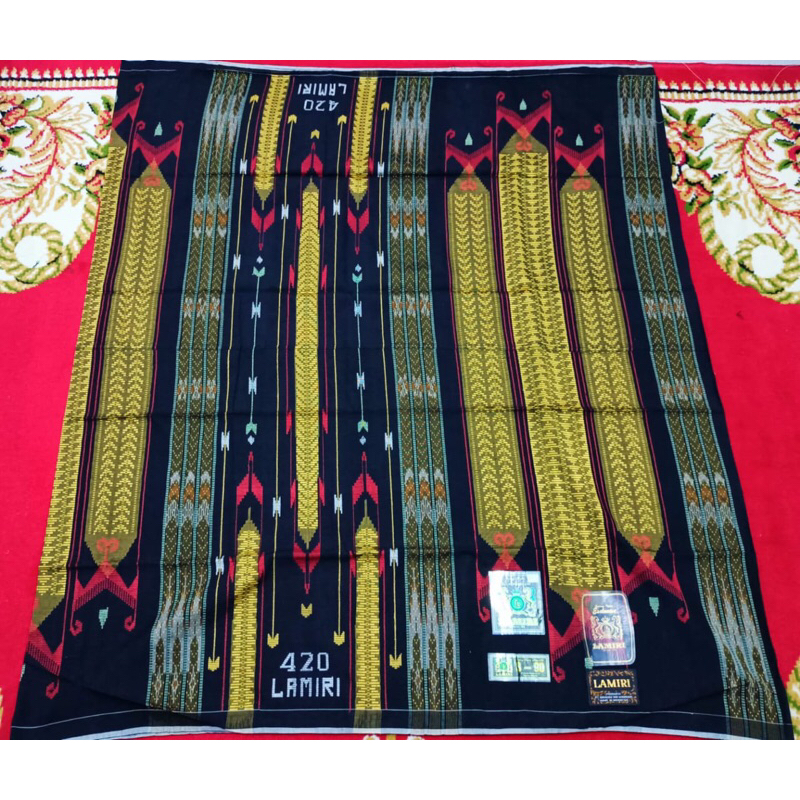 Sarung Lamiri Motif SGE, SIF, SGF, MPM Full Sutra Double 420 Jahitan Tengah (COD)