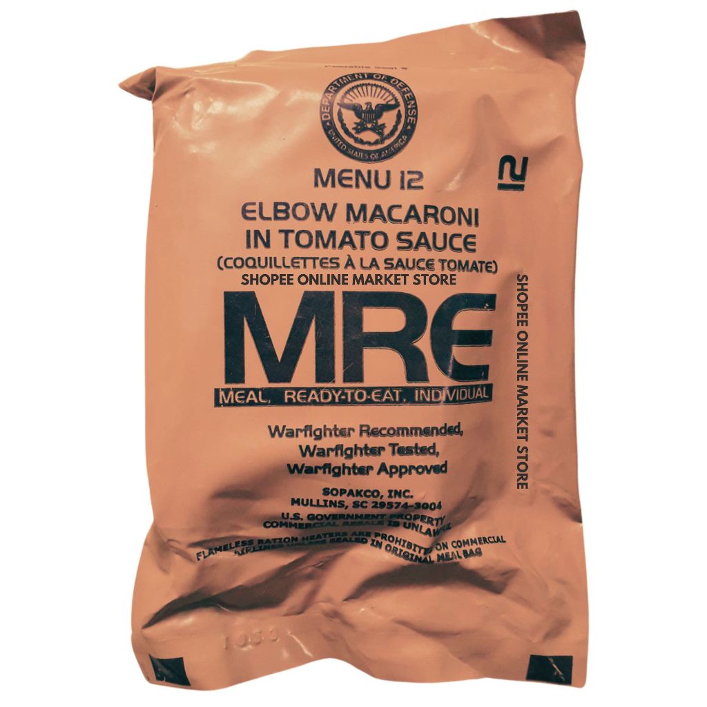 

MRE ransum tentara amerika menu 12