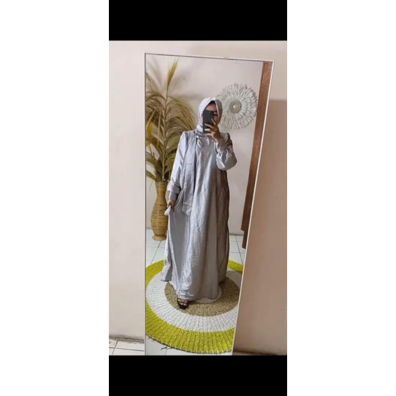 gamis satin bordir 2024