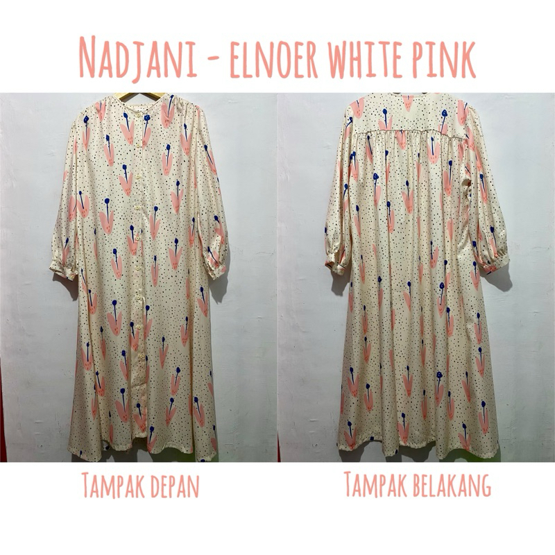 Nadjani Elnoer White Pink Preloved