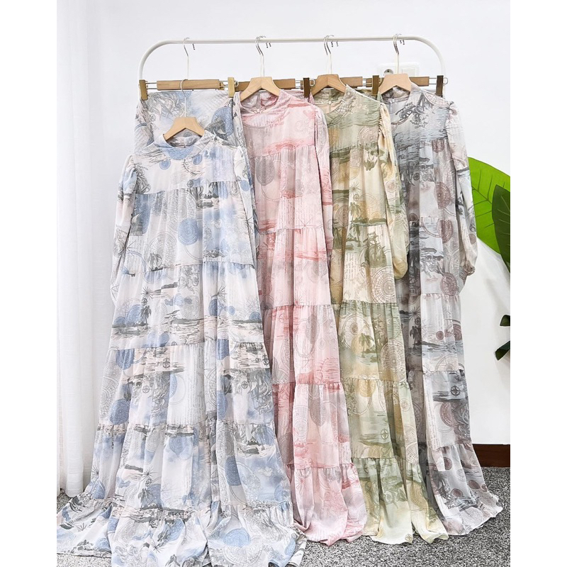 MAZAYA SET HIJAB DRESS
