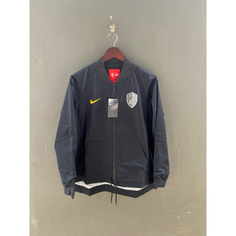 JACKET PRIA NIKE NBA THE LAND BLACK ORIGINAL AUTHENTIC