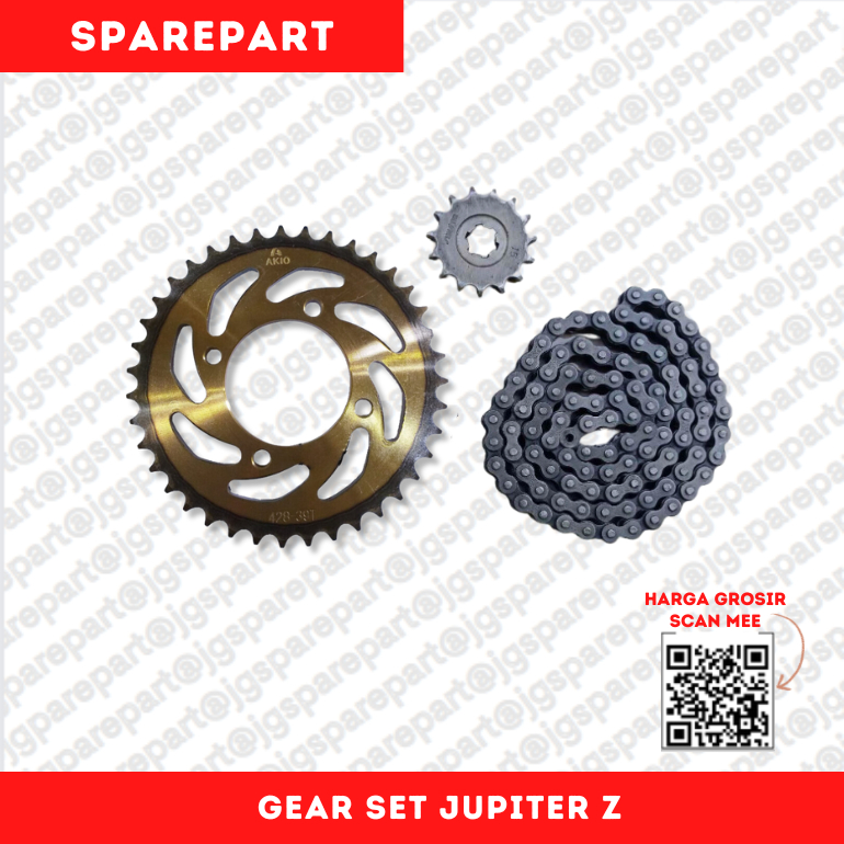 Gear set Jupiter JSM 428h 36t / Gear set Jupiter 428h 36t