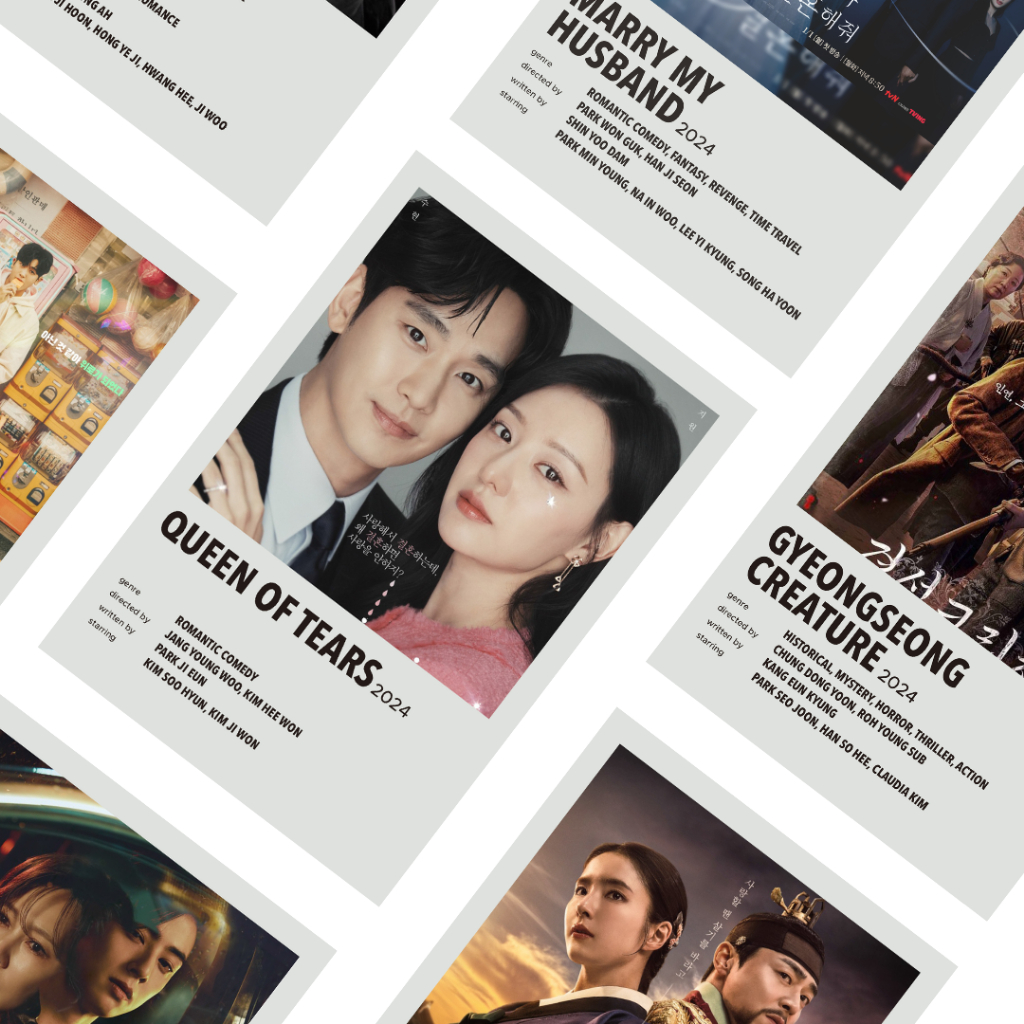 (A4) Poster Korean Drama - Drama Korea 2024