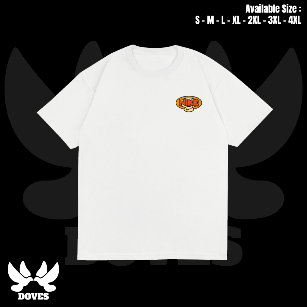 TShirt Baju Kaos Nike Vintage Oval Bahan Adem Berkualitas - Nike Sport Brand