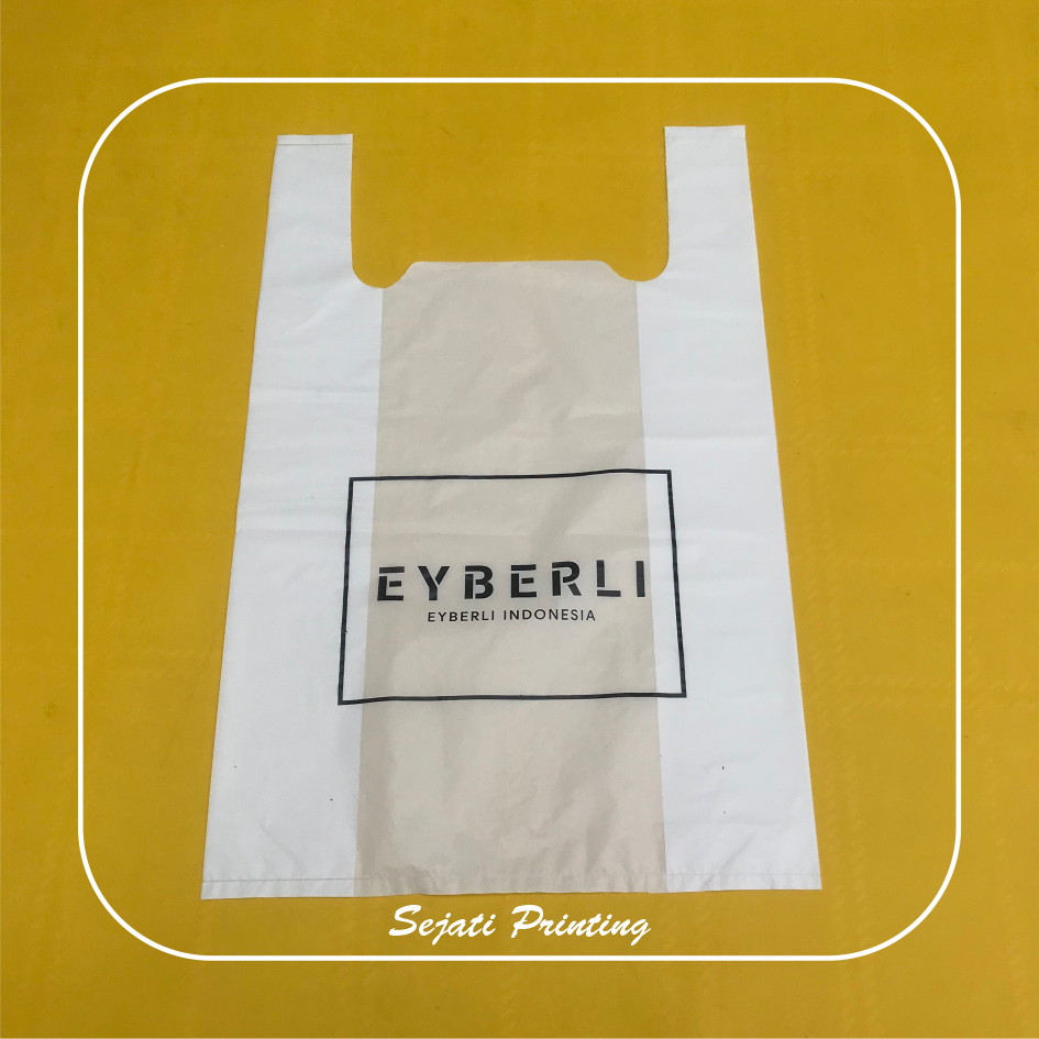 (isi 100pcs) Plastik Sablon Murah HD Kresek 40 x 62cm FREE DESAIN - SEJATIPRINTING