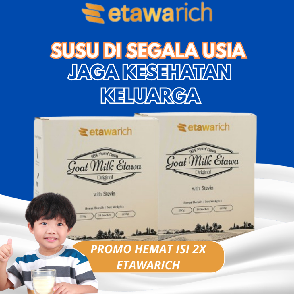 

Etawarich Susu Kambing Etawa Solusi Segala Macam Penyakit BPOM dan Terbaik Nomor 1