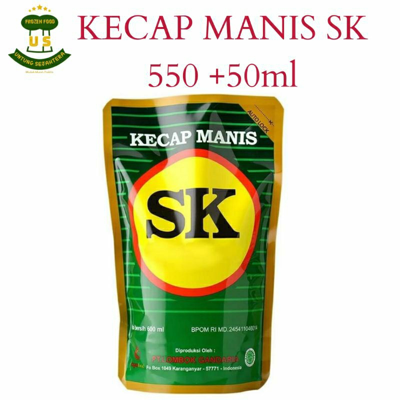 

Kecap manis SK 550+50 ML Kecap manis SK 600ML / Kecap Lombok Gandaria / kecap manis gandaria