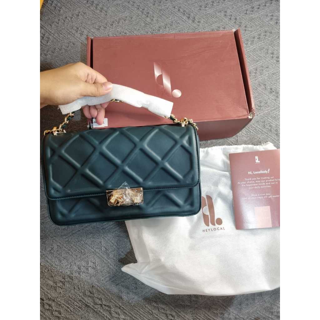 HEYLOCAL BELGIUM FLAP FOREST BAG PERFECT WITH BOX TAS WANITA HEYLOCAL BELGIUM FLAP FOREST PERFECT DE