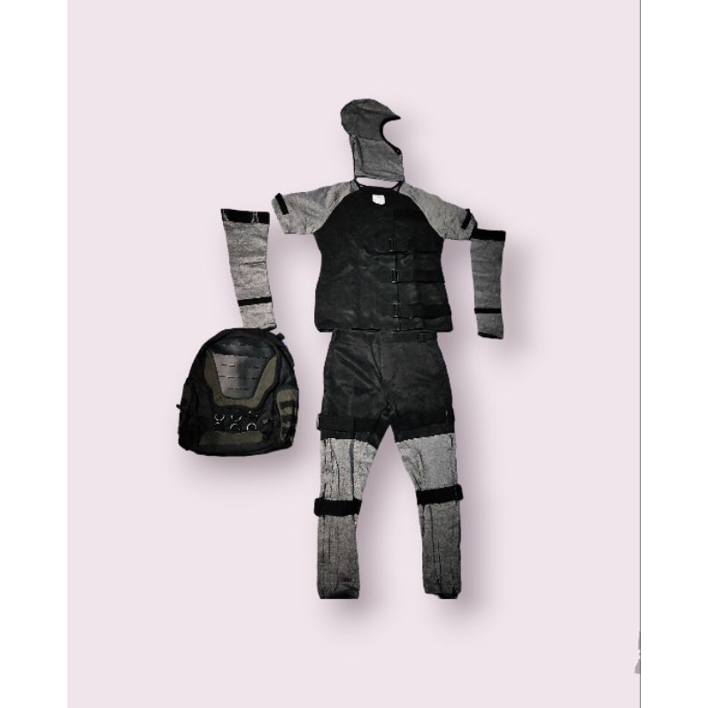 FULL SET Baju zirah body armor pakaian olahraga beladiri pelindung anti sajam anti pisau baju jaket 