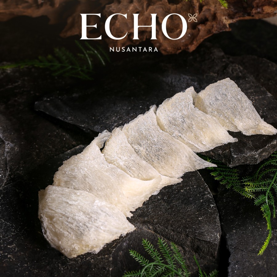 

Sarang Burung Walet Kering - Birds Nest - Echo Nusantara - Tipe Sudut (500 Gram)