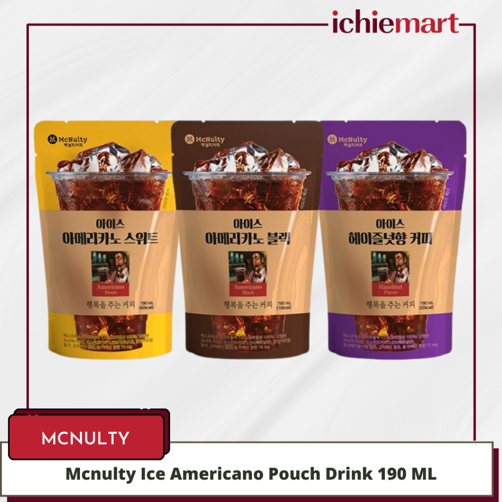 

Mcnulty Ice Americano Korean Pouch Drink 190 ML
