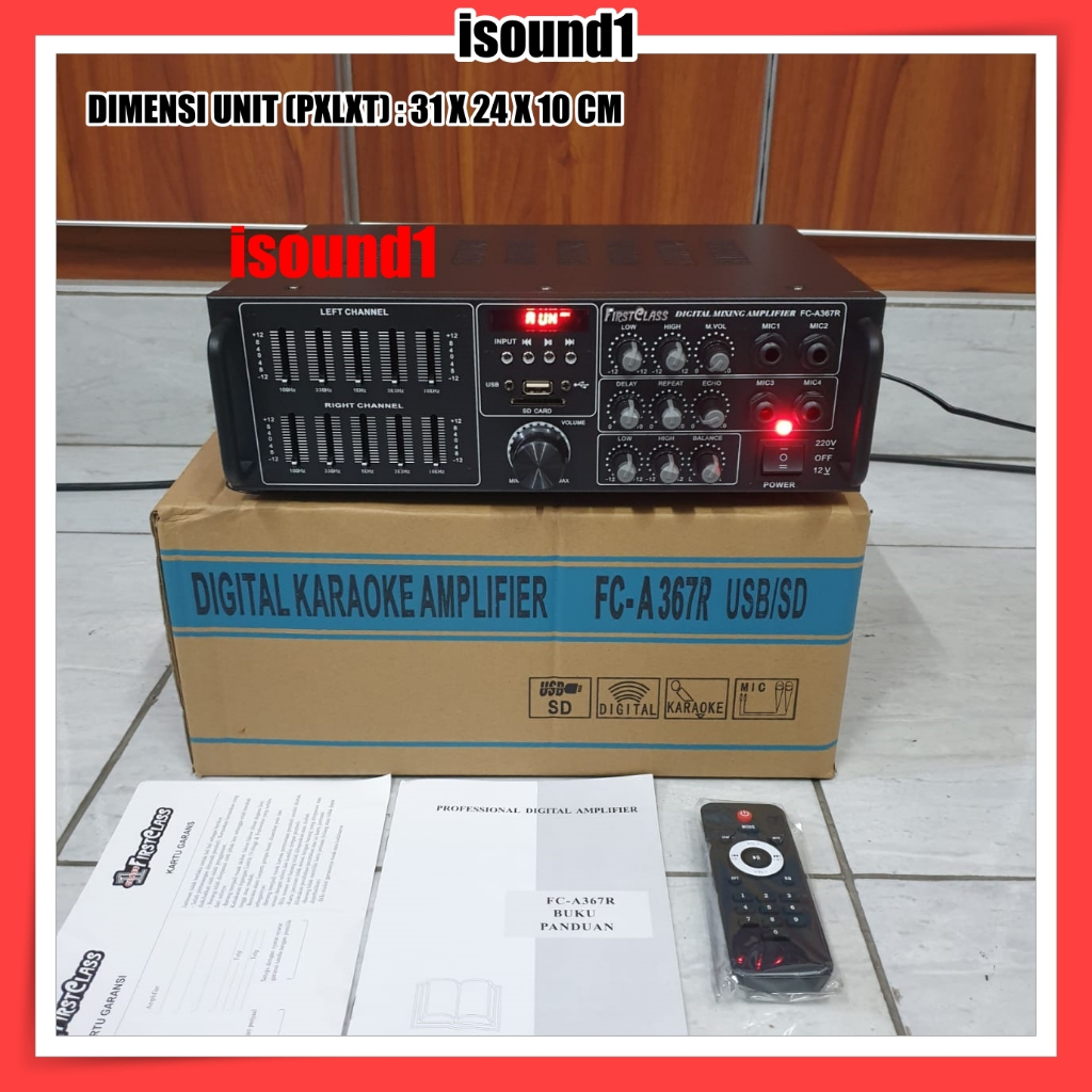 POWER AMPLIFIER FIRSTCLASS FC A367R/ FCA367R FIRST CLASS FCA 367R