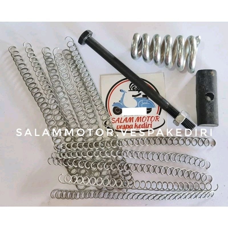 repairing kit jok depan vespa klasik per baut karet jok depan vespa klasik super sprint vbb bajaj
