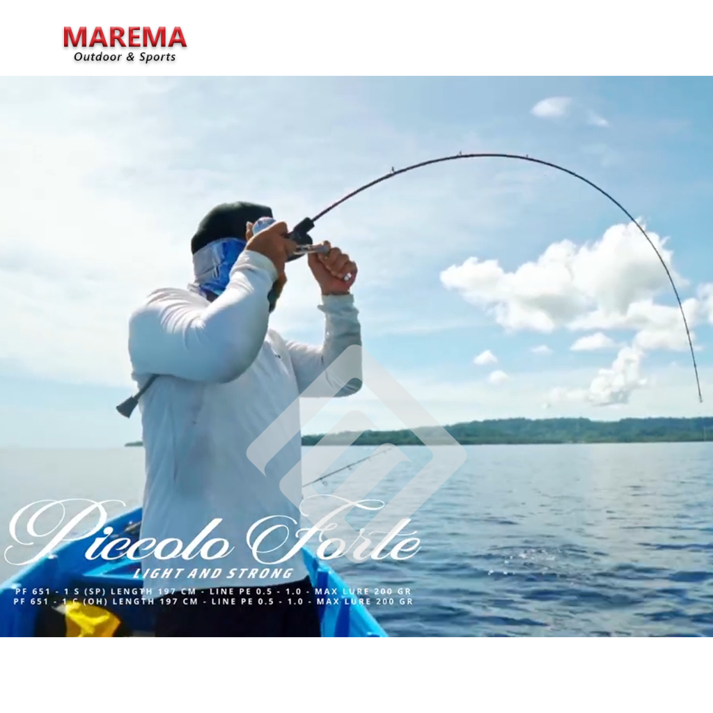 Joran Pancing Jigging Piccolo Forte PE 1 - PE 2 | Slow Jigging Rod by Jacks Vision