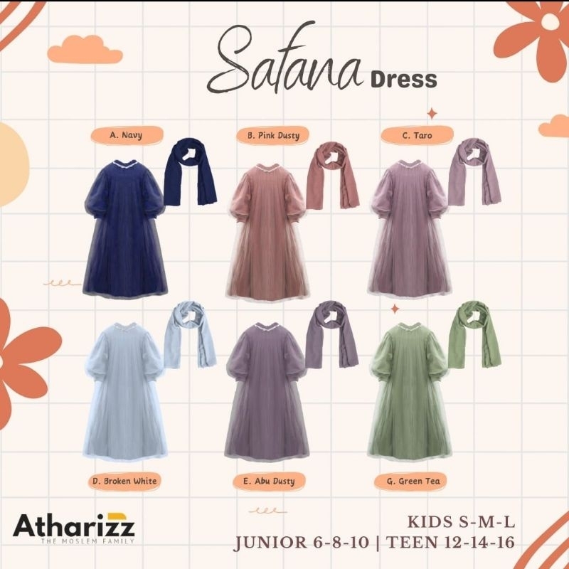 Safana Dress by Atharizz gamis safana dress