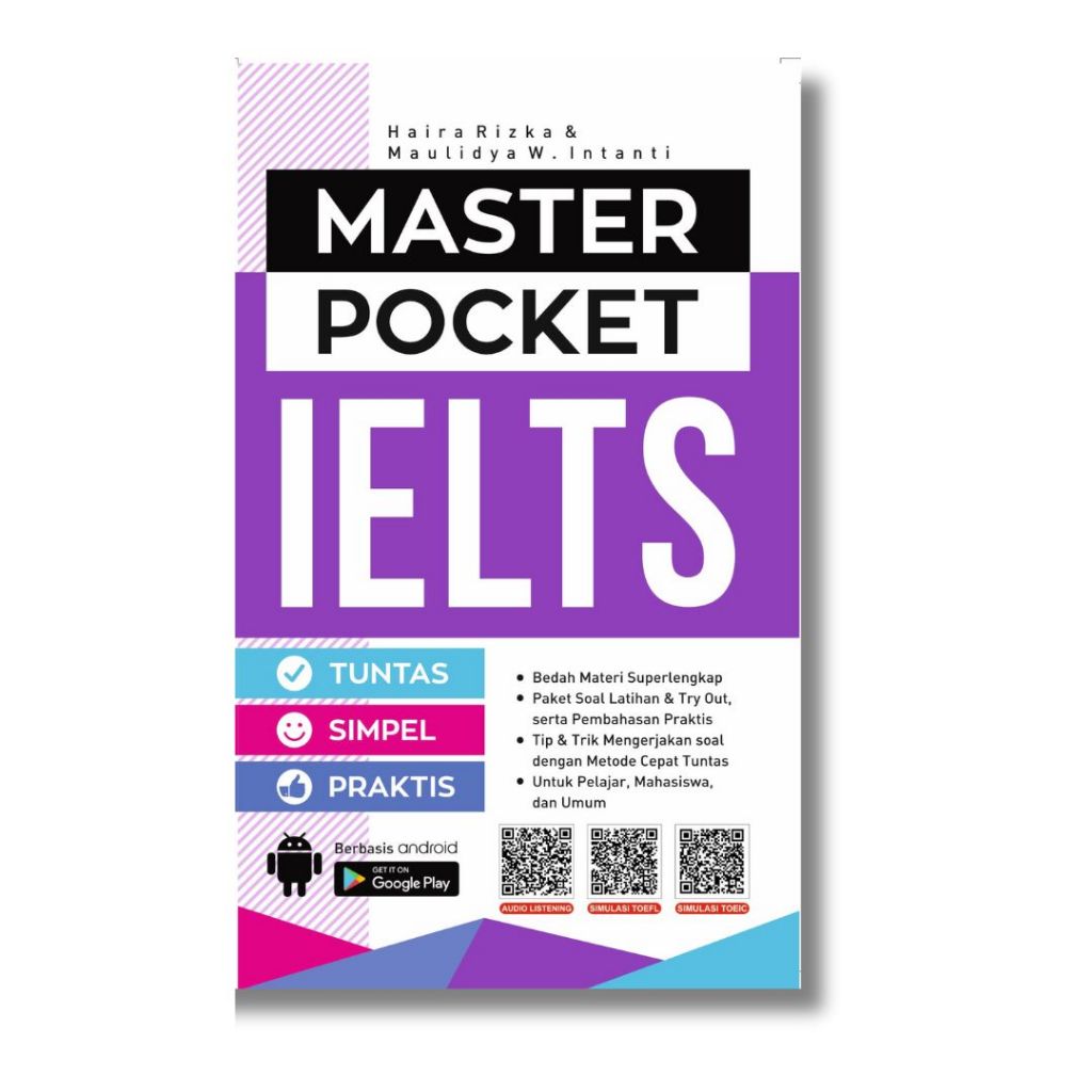 KAMUS : MASTER POCKET IELTS / Kamus IELTS / Buku Bahasa Inggris