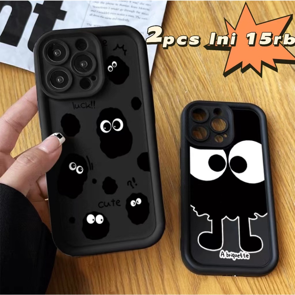【Buy 2pcs Murah】Lucucase Kartun Soft Silicone Case Android Casing hp OPPO A1K REALME C2 5 5i 5s C3 C